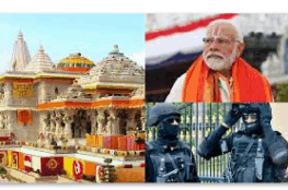 ଅଯୋଧ୍ୟା ରାମ ମନ୍ଦିରରେ ଧ୍ଵଜା ଆରୋହଣ କରିଛନ୍ତି ପ୍ରଧାନମନ୍ତ୍ରୀ ନରେନ୍ଦ୍ର ମୋଦୀ